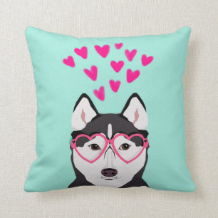 Husky Valentines Hundekissen Kissen