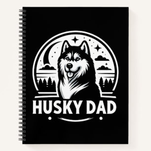 Husky Vater Gift Dog Eigentümer Siberischer Huskie Notizbuch