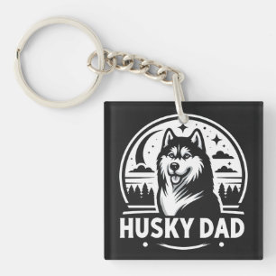 Husky Vater Gift Dog Eigentümer Siberischer Huskie Schlüsselanhänger