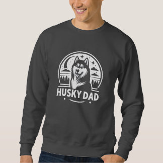 Husky Vater Gift Dog Eigentümer Siberischer Huskie Sweatshirt