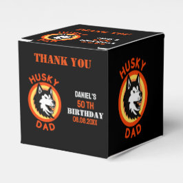 Husky Vater, Hund Vater Birthday Gefallen Box Geschenkschachtel