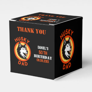 Husky Vater, Hund Vater Birthday Gefallen Box Geschenkschachtel