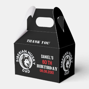 Husky Vater, Hund Vater Birthday Gefallen Box Geschenkschachtel