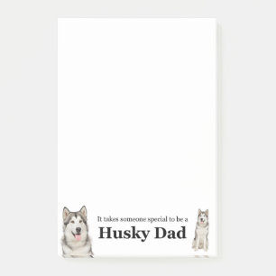 Husky-Vater-Nachhinweise Post-it Klebezettel