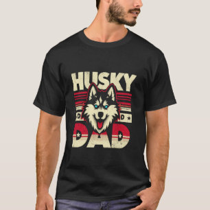 Husky-Vater Sibirischer Husky Hund Haustier für Mä T-Shirt