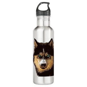 Husky-Wasser-Flasche Edelstahlflasche