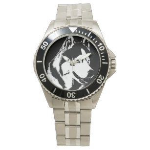 Husky Watch Siberian Husky Malamute Wrist Watch Armbanduhr