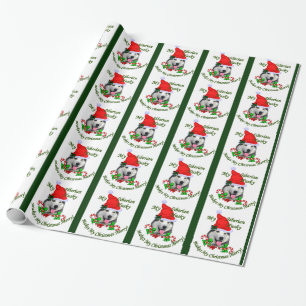 Husky-Weihnachten Geschenkpapier