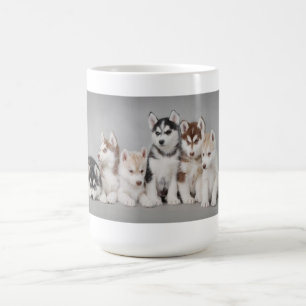 Husky-Welpen Tasse