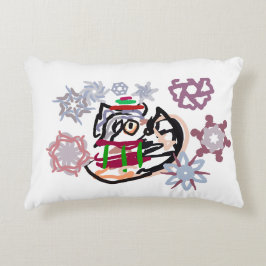 Husky winter dekokissen