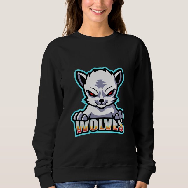 Husky Wolves Style Sweatshirt (Vorderseite)