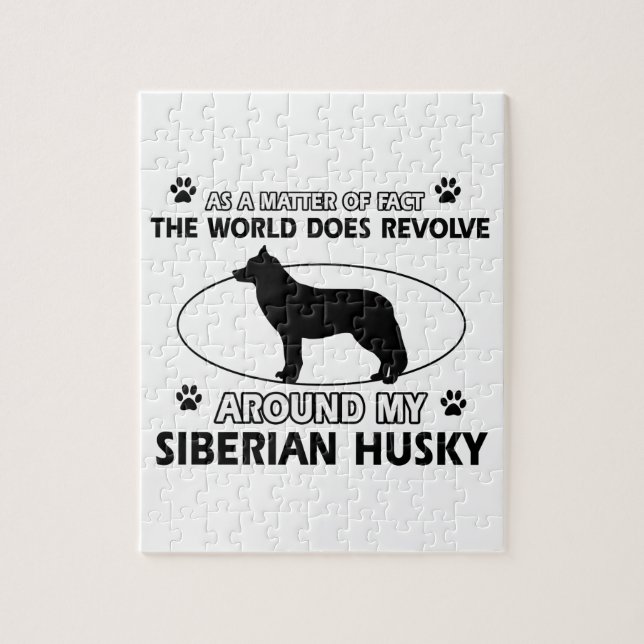 Huskyentwürfe Puzzle (Vertikal)