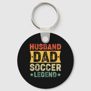Husnd Dad Fußball-Legende für stolze athletische V Schlüsselanhänger