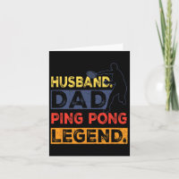 Husnd Vater Ping Pong Legend Tischtennis Fathers D