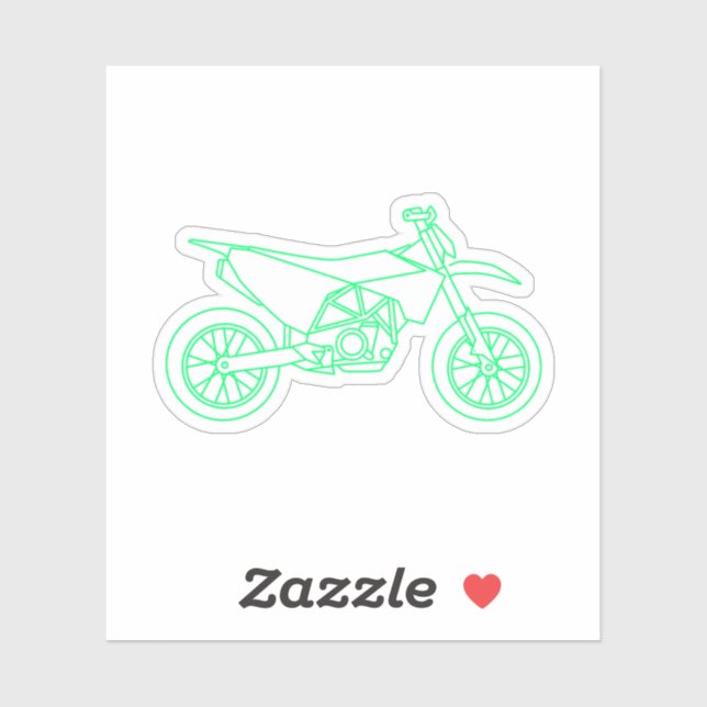 Husqvarna 701 Neon style Aufkleber (Blatt)