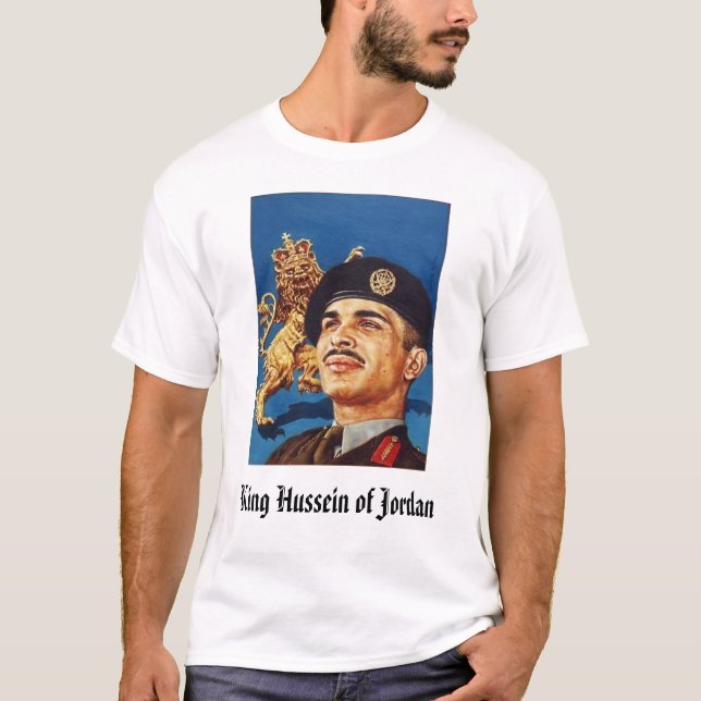 Hussein, König Hussein von Jordanien T-Shirt (Vorderseite)