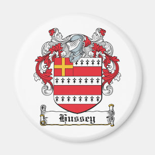 Hussey Familienwappen Magnet