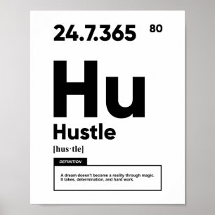 Husteldefinition   Motivierend Poster