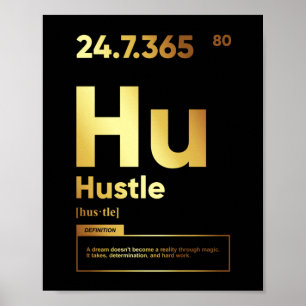 Husteldefinition   Motivierend Poster