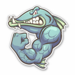 Husten Typ - Barracuda Aufkleber