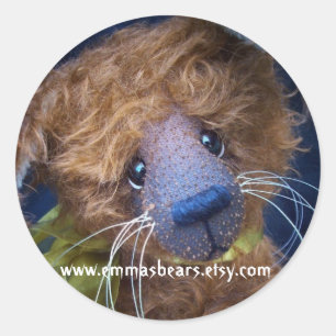 Hustenaufkleber Runder Aufkleber