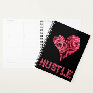 Hustle Floral Pink Roses Planer