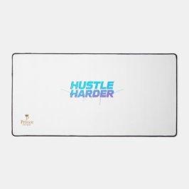 Hustle Harder - Motivierend Mouse Pad Modern Schreibtischunterlage