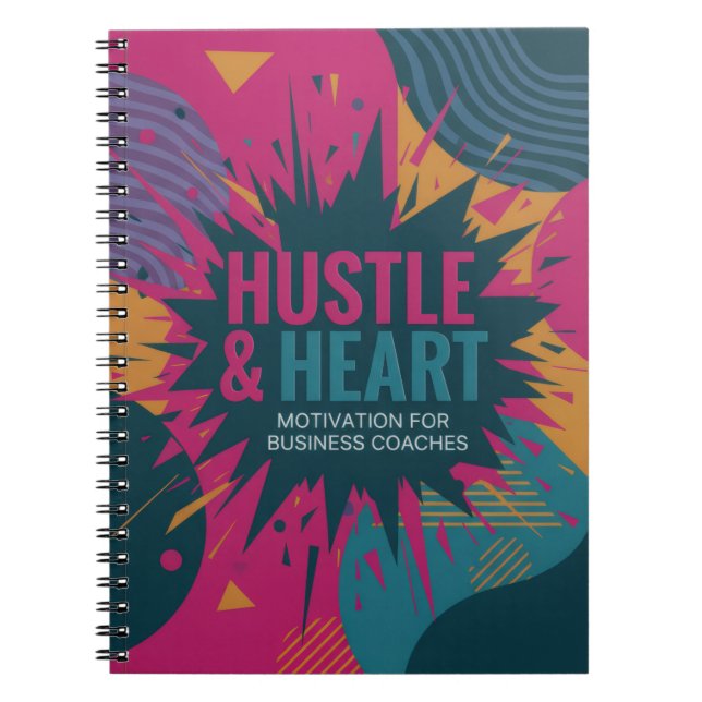 Hustle & Heart Journal Notizblock (Vorderseite)