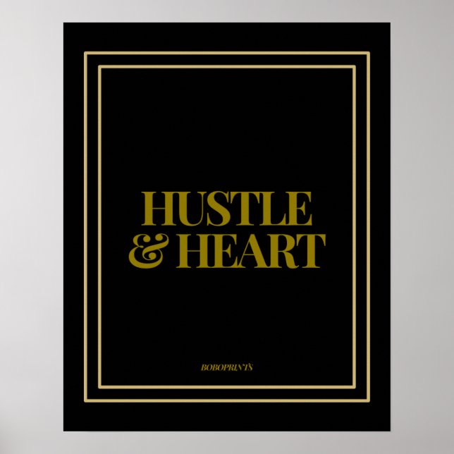 Hustle & Herz Poster (Vorne)