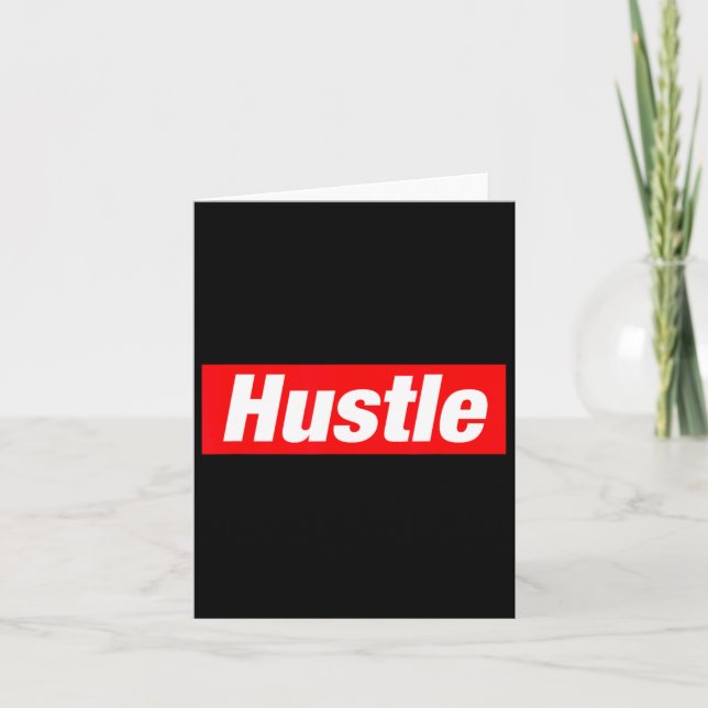 Hustle Hip Hop Rap Rapper Freestyle Break Dance Bb Karte (Vorderseite)