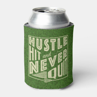 Hustle Hit und nie beenden Lacrosse Dosenkühler