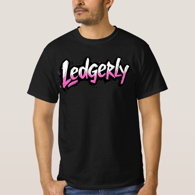 Hustle | Kurzarm-Shirt | Ledgerly ® T-Shirt (Vorderseite)