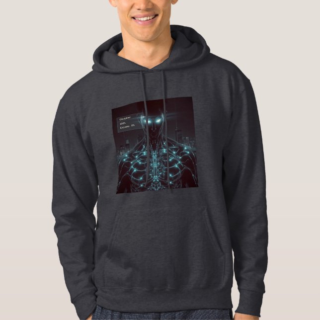 Hustle Mode Activated Alpha Upgrade v2.0 - hoodie (Vorderseite)