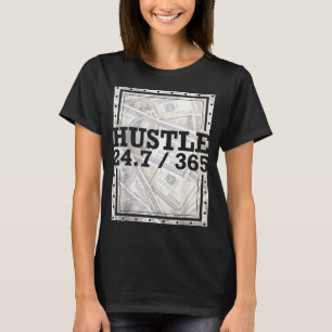 Hustle Money Grafik Hip Hop Liebhaber Hart Männer T-Shirt