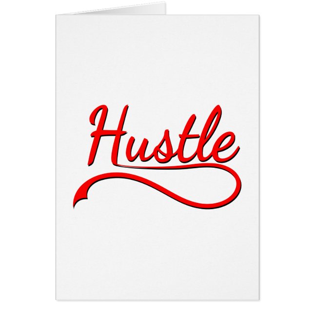 Hustle Typografy Art (Vorne)