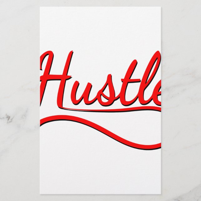 Hustle Typografy Art (Vorderseite)