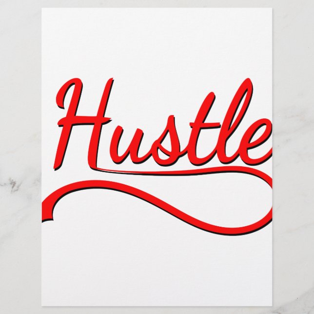 Hustle Typografy Art (Vorderseite)