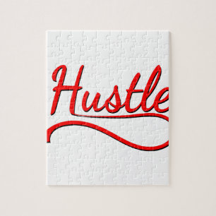 Hustle Typografy Art Puzzle