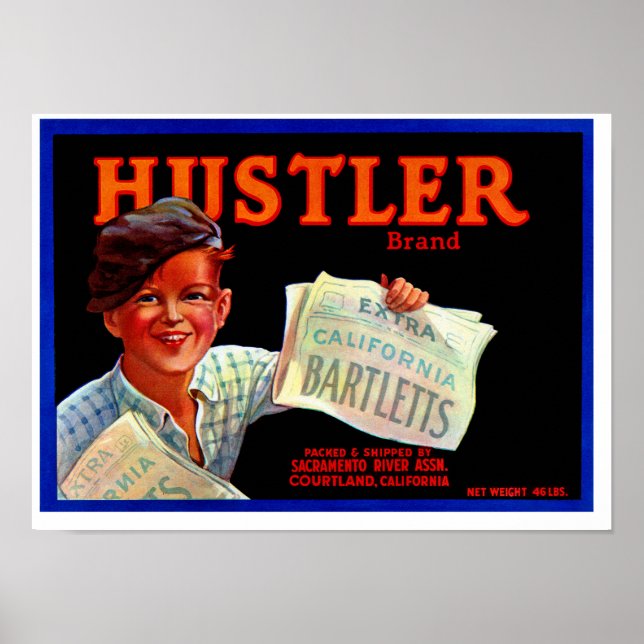 Hustler Bartletts Poster (Vorne)
