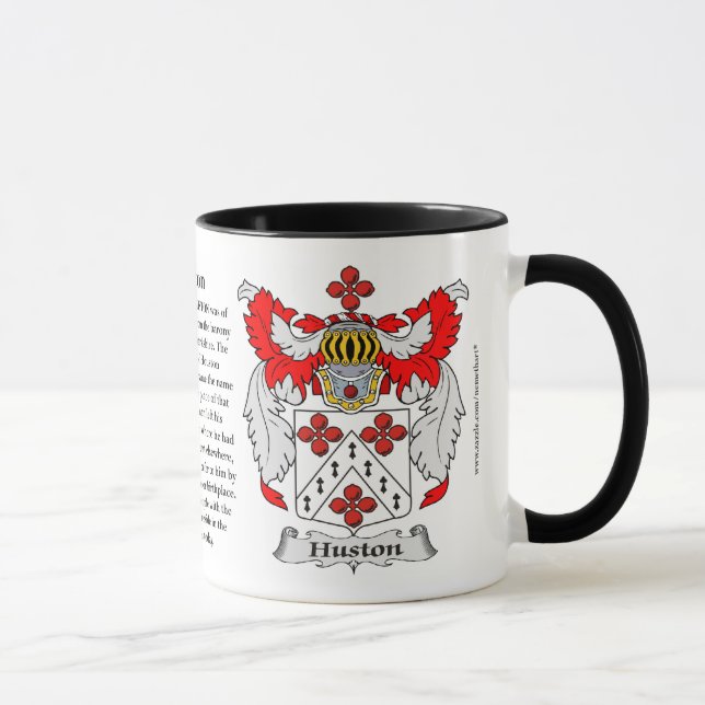 Huston Familien-Wappen Tasse (Rechts)