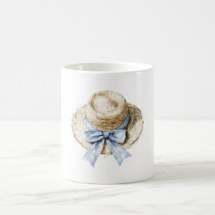 Hut Blaue Schleife Kaffeetasse