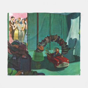 Hut-Brücke Fleecedecke