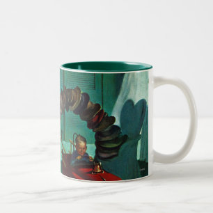 Hut-Brücke Zweifarbige Tasse