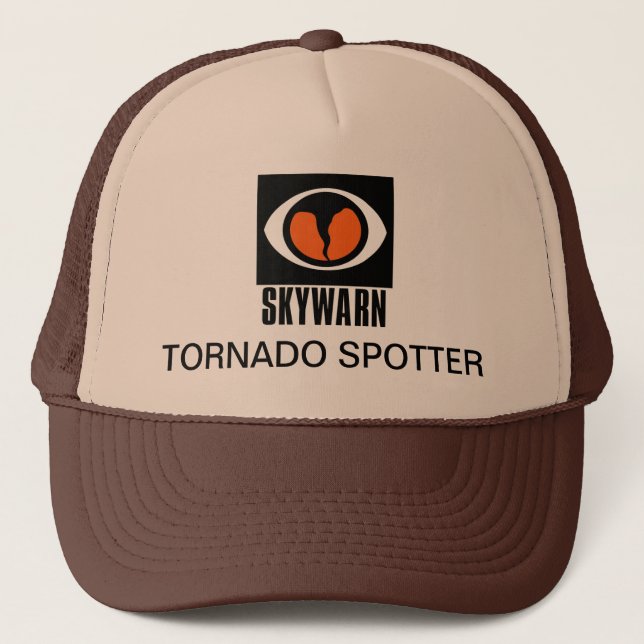 Hut des Tornado-Aufklärer-SKYWARN Truckerkappe (Vorderseite)