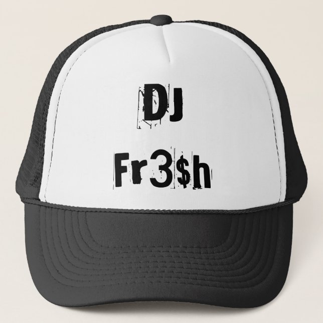 Hut DJ Fr3$h Truckerkappe (Vorderseite)