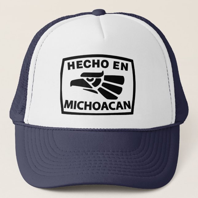 Hut Hecho en Michoacan Truckerkappe (Vorderseite)