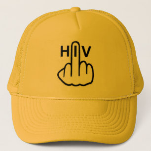 Hut HIV Gedreht Truckerkappe