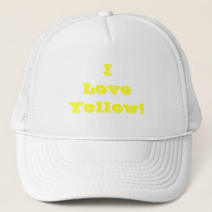 Hut I Liebe Yellow Truckerkappe