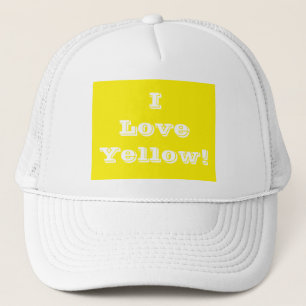 Hut I Liebe Yellow Truckerkappe