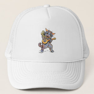 Hut: Katze durch Louis Wain Truckerkappe